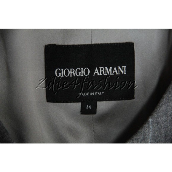 $2925 New GIORGIO ARMANI Gray Pin Stripe Wool Jacket 10 - Picture 7 of 7